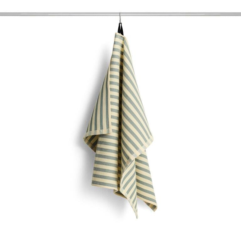 Canteen viskestykke, 52x80 cm – grøn/gul
